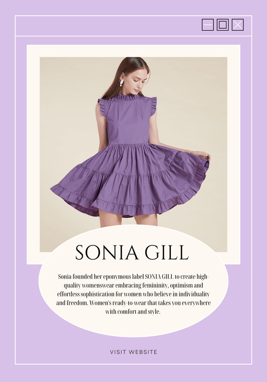 Sonia Gill Shopify Website by Stars Commerce Agency Bangkok Thailand รับออกแบบเว็บไซต์ Shopify รับทําเว็บไซต์ Ecommerce Shopify 